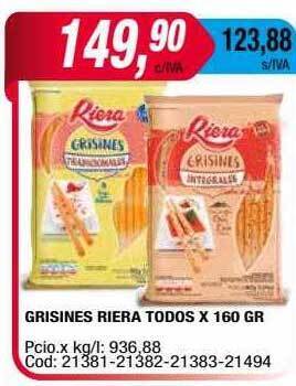 Maxiconsumo Grisines riera todos oferta