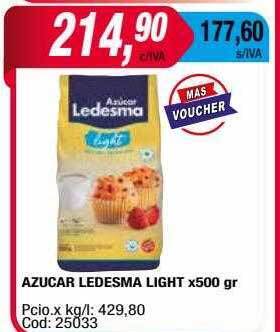 Maxiconsumo Azucar ledesma light oferta