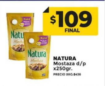 Supermayorista Vital Natura mostaza d p oferta