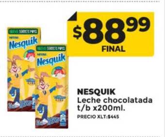 Supermayorista Vital Nesquik leche chocolatada oferta