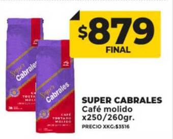 Supermayorista Vital Super cabrales café molido oferta