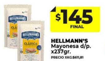 Supermayorista Vital Hellmann's mayonesa oferta