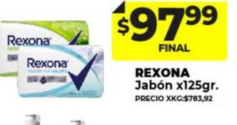 Supermayorista Vital Rexona jabón oferta