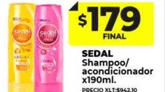 Supermayorista Vital Sedal shampoo acondicionador oferta
