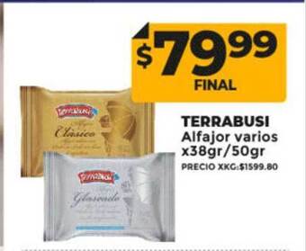 Supermayorista Vital Terrabusi alfajor varios oferta