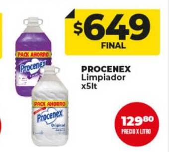 Supermayorista Vital Procenex limpiador oferta