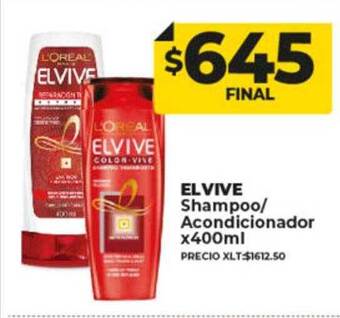 Supermayorista Vital Elvive shampoo acondicionador oferta