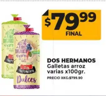Supermayorista Vital Dos hermanos galletas arroz varias oferta