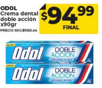 Supermayorista Vital Odol crema dental doble acción oferta