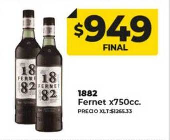 Supermayorista Vital 1882 fernet oferta
