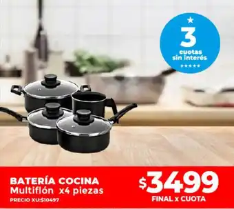 Supermayorista Vital Bateria cocina mutliflón oferta