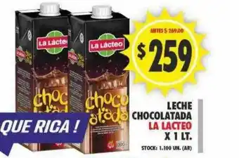 Supermercados Becerra Leche chocolatada la lacteo oferta