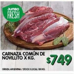Jumbo Carnaza común de novillito kg oferta