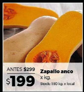 Disco Zapallo anco x kg oferta