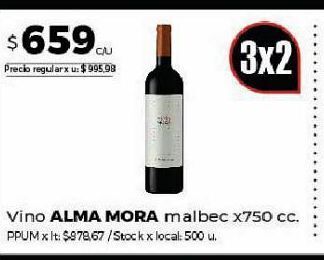 Disco Vino alma mora x 750cc oferta
