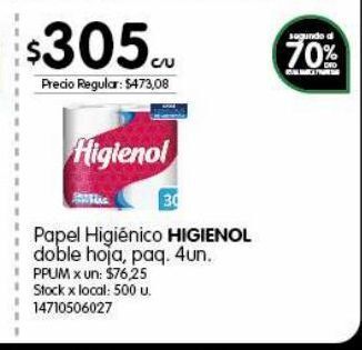 Jumbo Papel higiénico higienol oferta