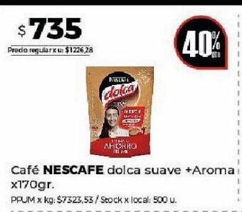 Disco Café nescafé x 170g oferta