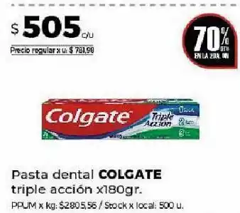 Disco Pasta de dientes colgate x 180g oferta
