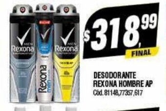 Supermercados Yaguar Desodorante Rexona Hombre Ap oferta
