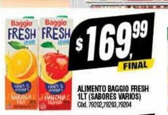 Supermercados Yaguar Alimento Baggio Fresh 1Lt oferta