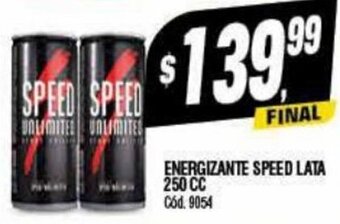 Energizante Speed Lata x 250cc