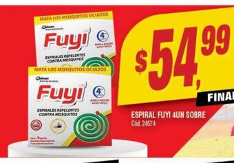 Supermercados Yaguar Espiral Fuyi 4UN Sobre oferta