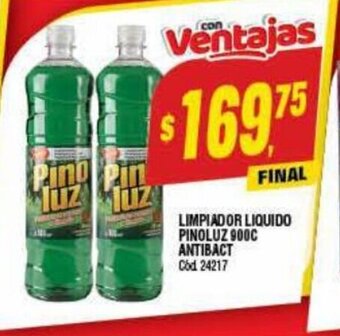 Supermercados Yaguar Limpiador Liquido Pinoluz 900c Antibact oferta