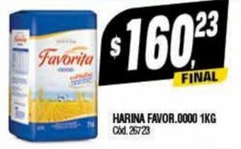 Supermercados Yaguar Harina Favor 0000 1Kg oferta
