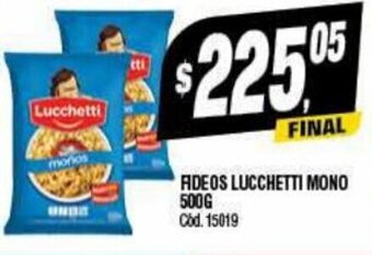 Supermercados Yaguar Fideos Lucchetti Mono 500g. oferta