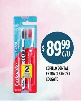 Supermercados Toledo Colgate Cepillo Dental Extra Clean 2x1 oferta