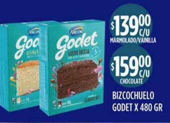 Godet Bizcochuelo x 480gr