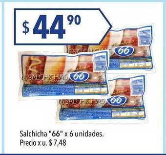Hergo Salchicha "66" x 6 unidades oferta