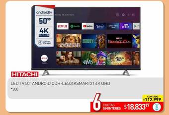 La Anonima Hitachi led tv 50 oferta