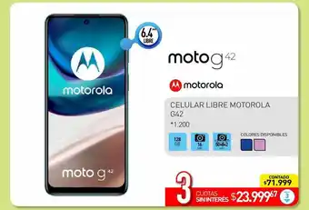 La Anonima Motorola g42 oferta