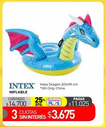 La Anonima Intex inflable oferta