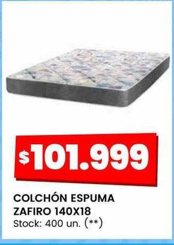 Changomas Colchón espuma zafiro oferta