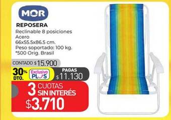 La Anonima Reposera oferta