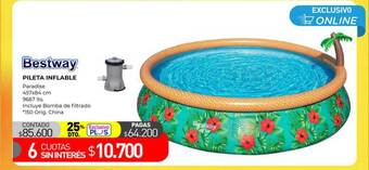 La Anonima Bestway pileta inflable oferta