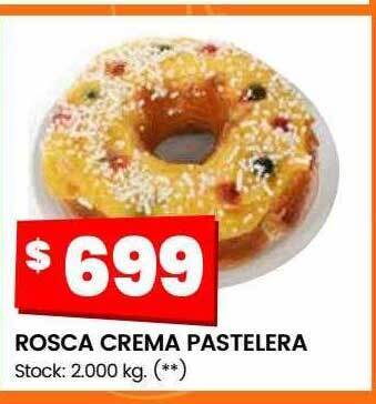 Changomas Rosca crema pastelera oferta