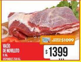 Supermercados Vea Vacío de novillito oferta