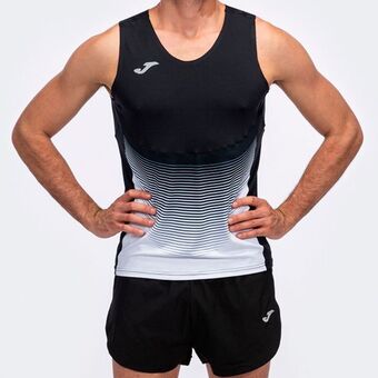 Joma Camiseta sin mangas hombre elite vi negro blanco oferta