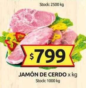 Cordiez Jamón de cerdo x kg oferta