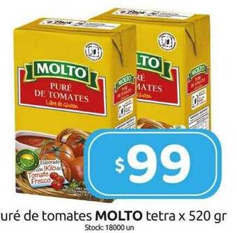 Cordiez Puré de tomate molto tetra oferta