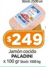 Cordiez Jamón cocido paladini oferta
