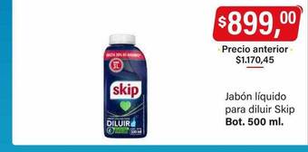 Supermercados Damesco Jabón líquido para diluir skip oferta