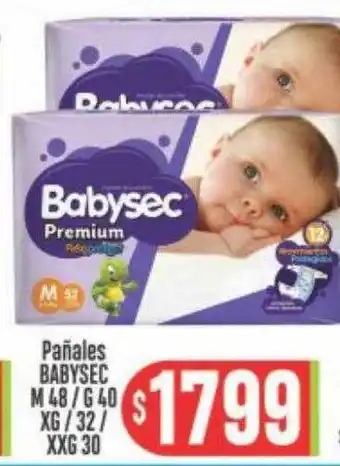 Supermercados Caracol Pañales babysec oferta