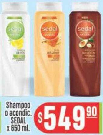 Supermercados Caracol Shampoo o acondic. sedal oferta