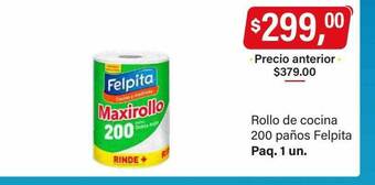 Supermercados Damesco Rollo de cocina 200 paños felpita oferta