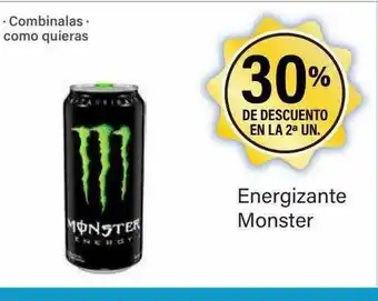 Supermercados Damesco Energizante monster 30% de descuento en la un. oferta