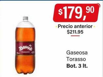 Supermercados Damesco Gaseosa torasso oferta